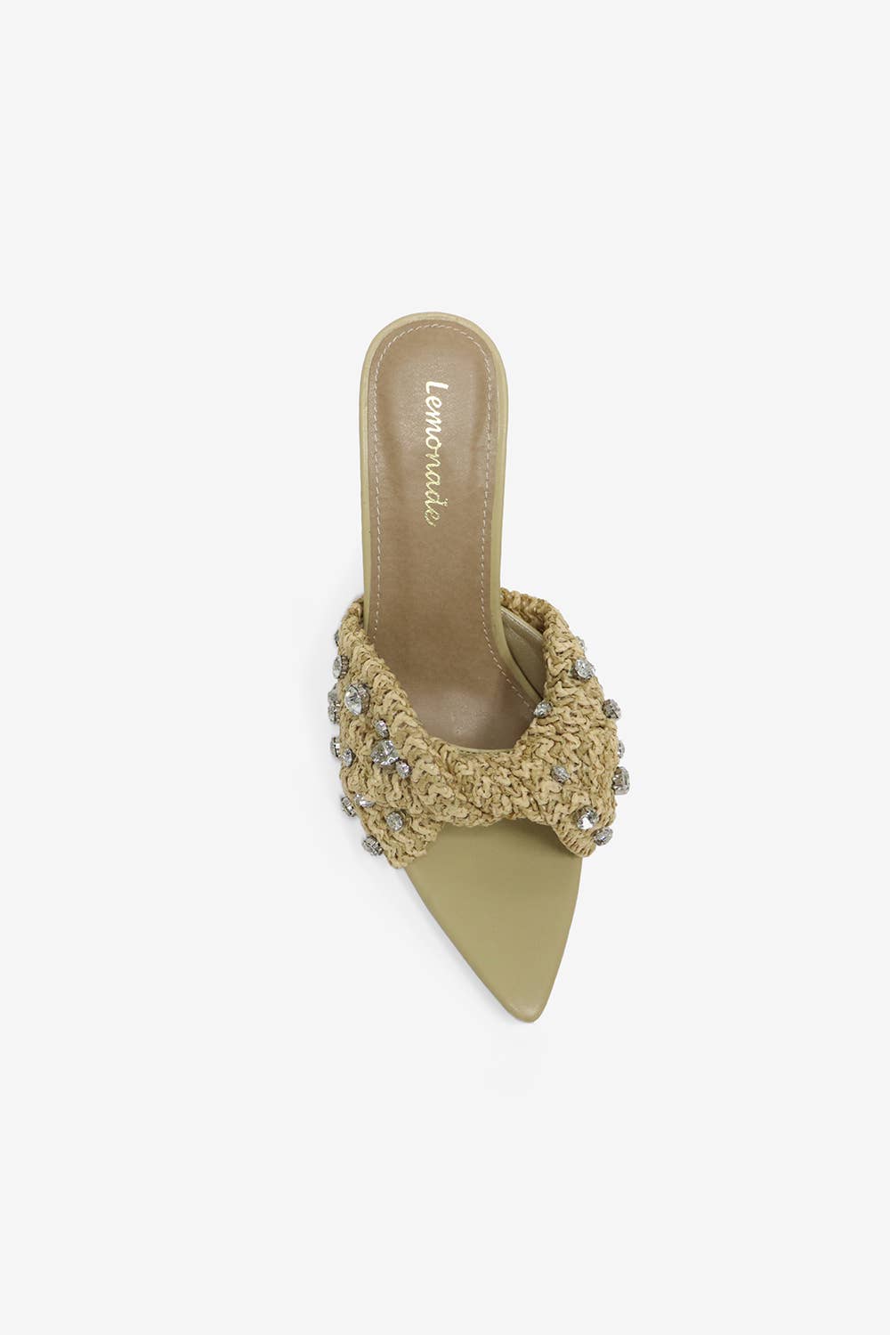 Lemonade Shoes - Vendita all'ingrosso Tacchi alti - Donna - KORRA - Sandali di lusso in rafia con perline, tonalità dorata9