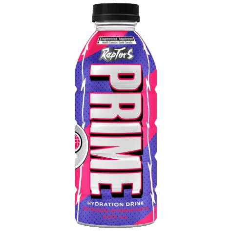 Echo Sales America - Wholesale Sports/Energy Drink - Prime Hydration Toronto Raptors V2 Edition - 500ML case of 12