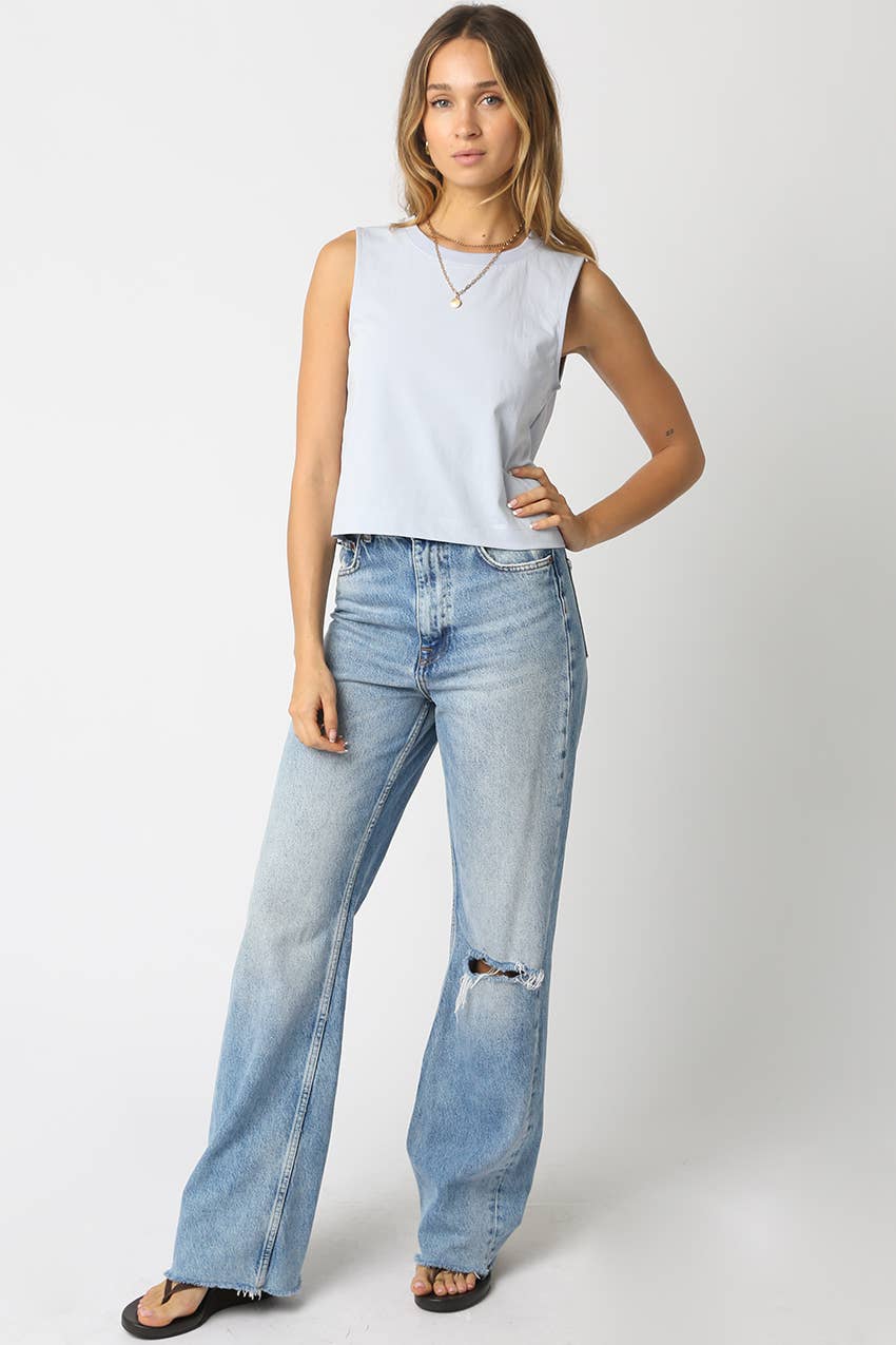 Olivaceous - Wholesale Knit Top - Women's - Lisa Sleeveless Rib Knit Top7