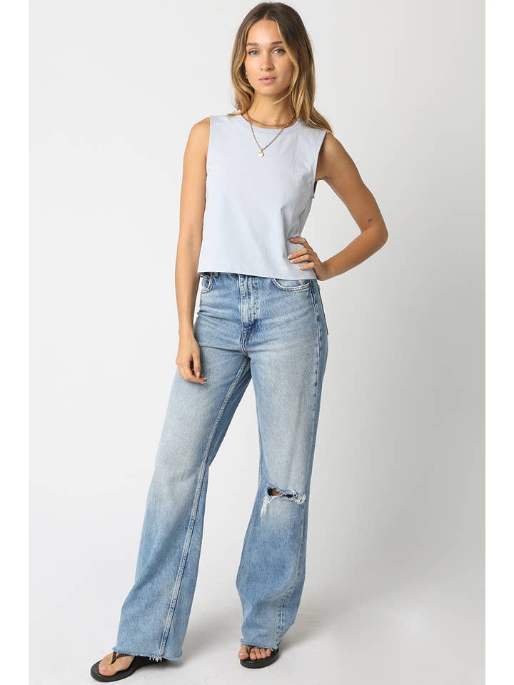 Olivaceous - Wholesale Knit Top - Women's - Lisa Sleeveless Rib Knit Top7