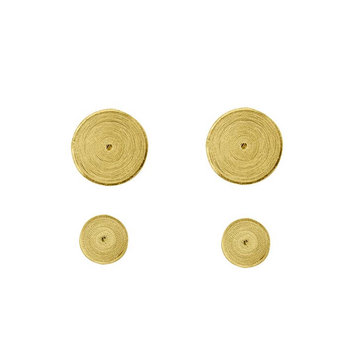 ROUND COSMOS STUD for wholesale by OH VOILA JEWELRY