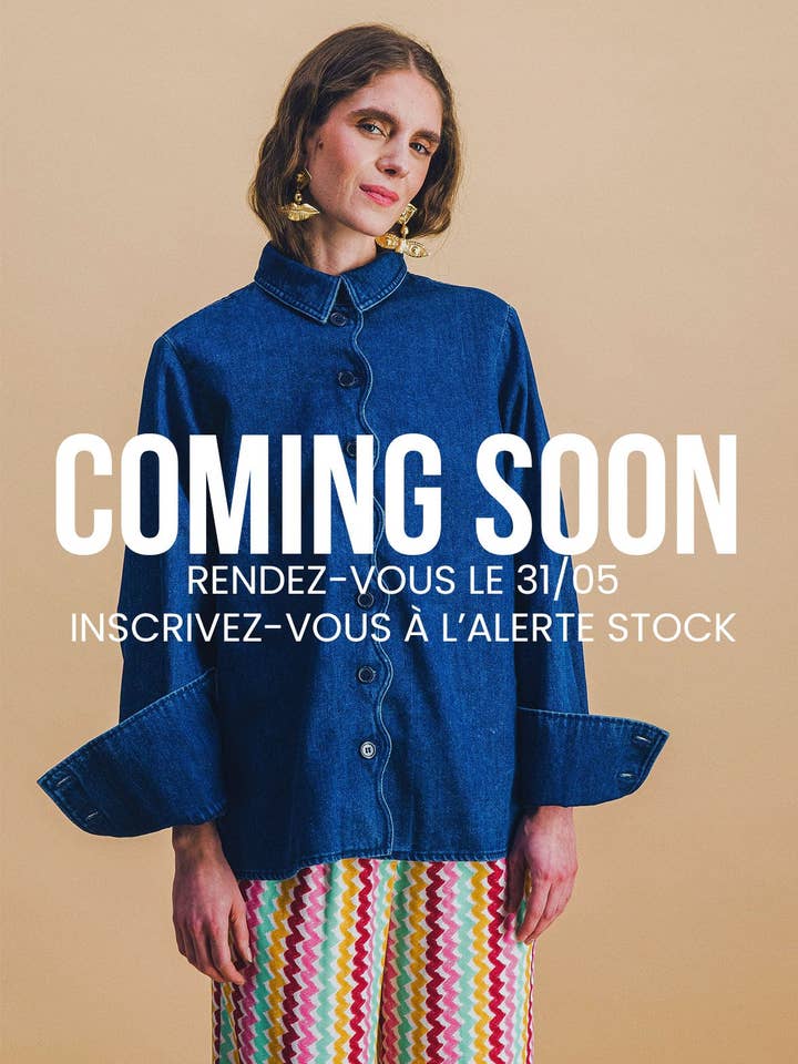 MAELLE denim shirt for wholesale by Elise Chalmin