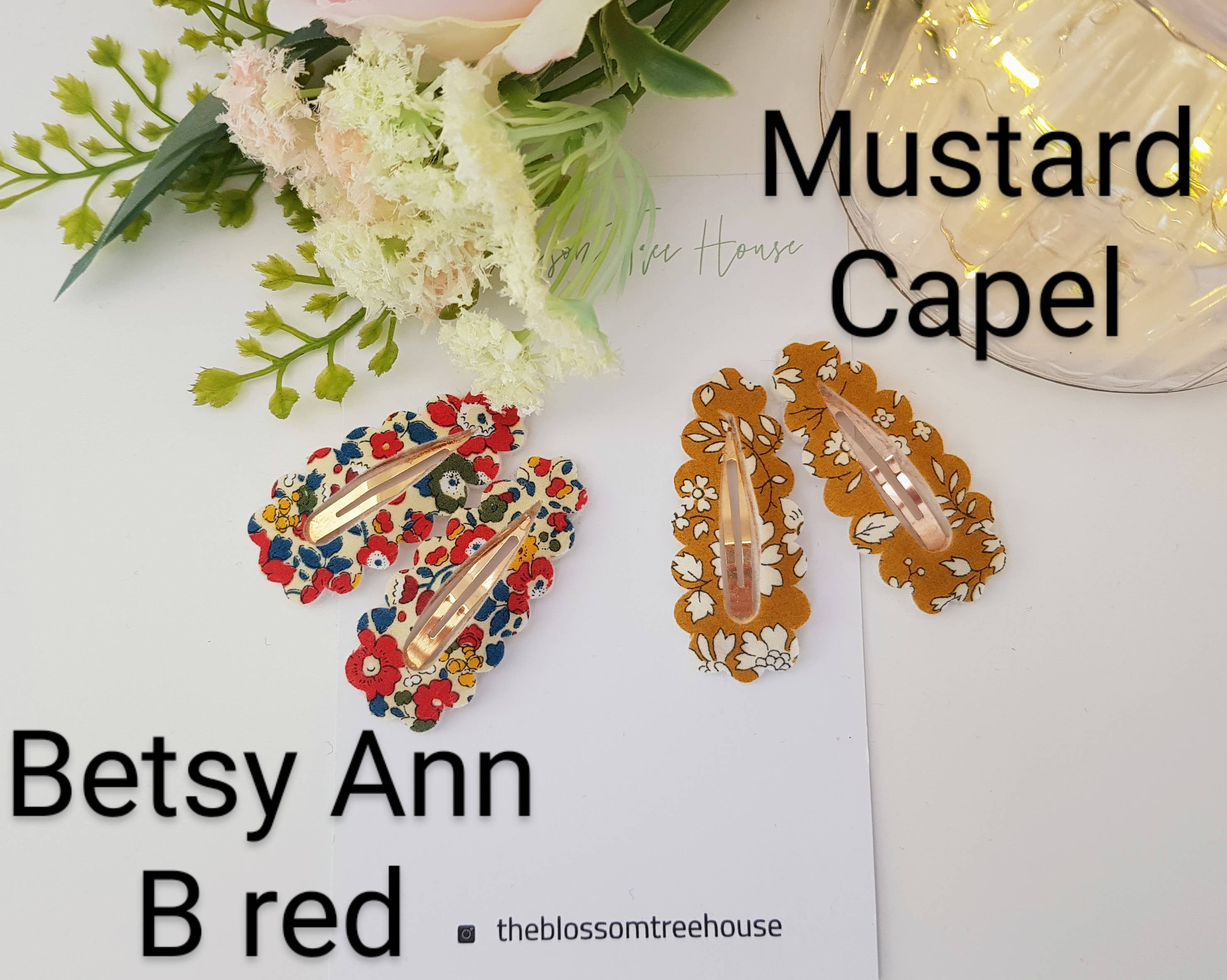 The Blossom Tree House - Wholesale Hair Clip - Kids - Liberty of London fabric hair clips5