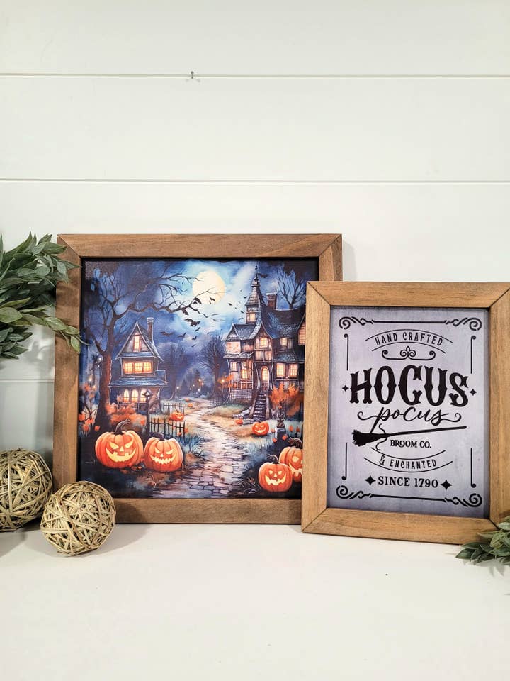 Halloween Sign Bundle #2 for wholesale by Jolie Mae Collections