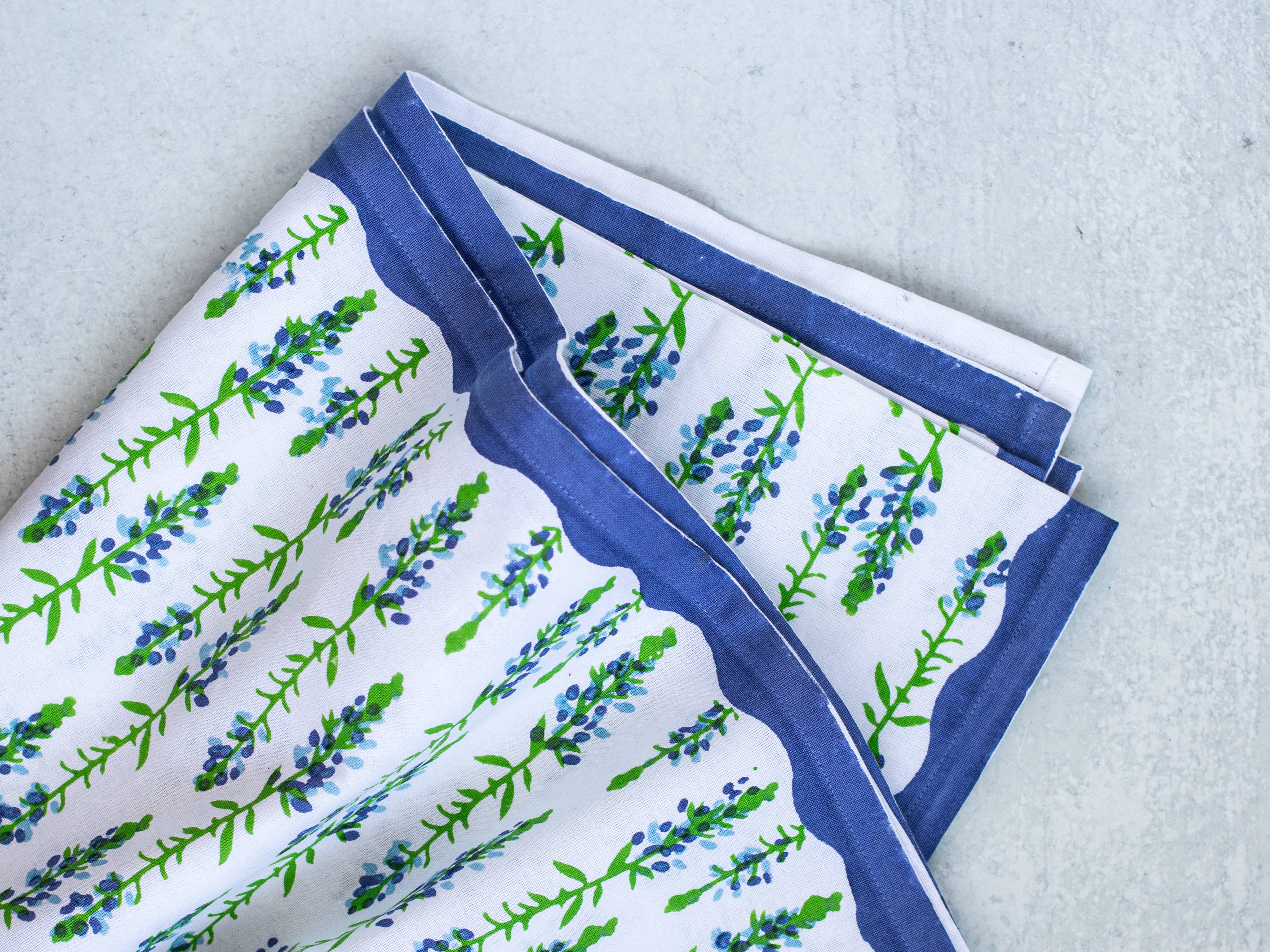 Mended - Wholesale Table Runner - Table Runner - Bluebonnets3