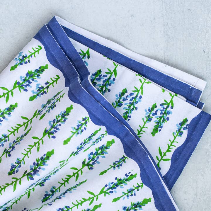 Mended - Wholesale Table Runner - Table Runner - Bluebonnets3