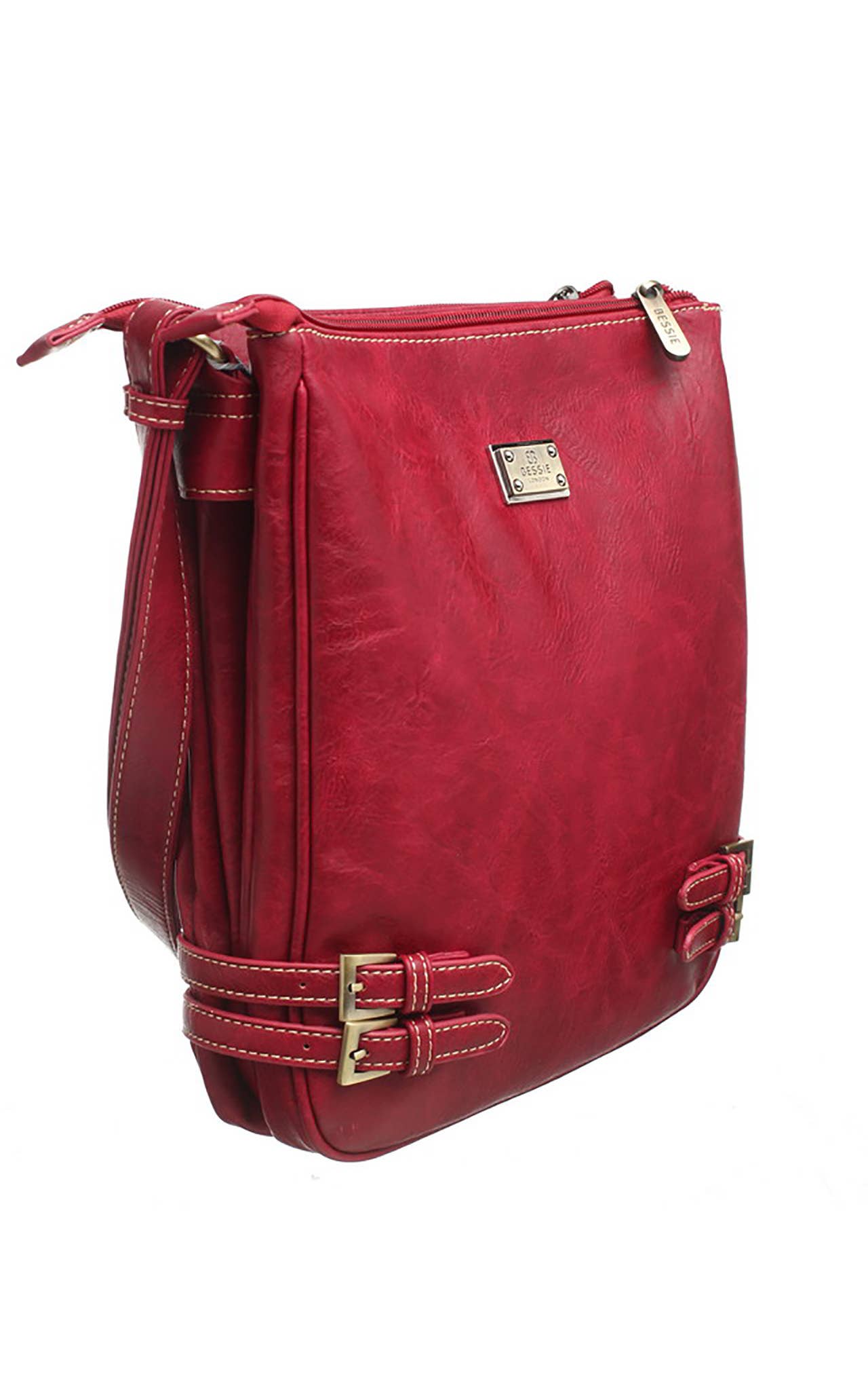 Bessie London - Wholesale Crossbodytas - Dames - Klassieke schoudertas met gesp en ritssluiting10