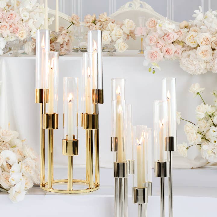 Galore Home - Wholesale Candelabra - Aura Octet Tabletop Candelabra1