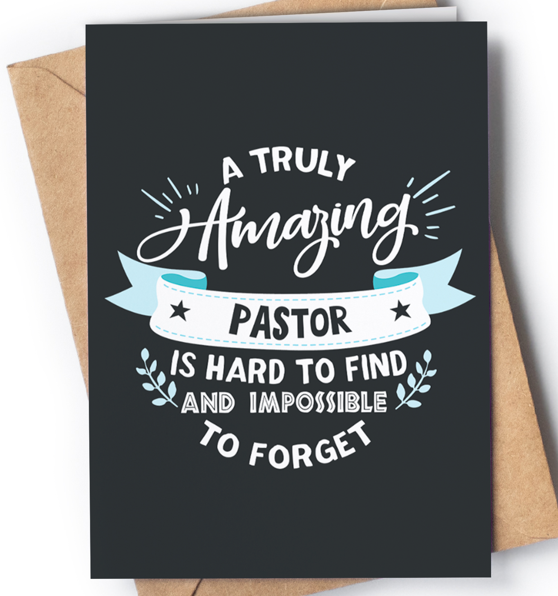 Greeting Cards for Everyone - Birthday Gifts - Wholesale Thank You Card - Pastor Thank You Card - Pastos Appreciation Gifts - GC0220