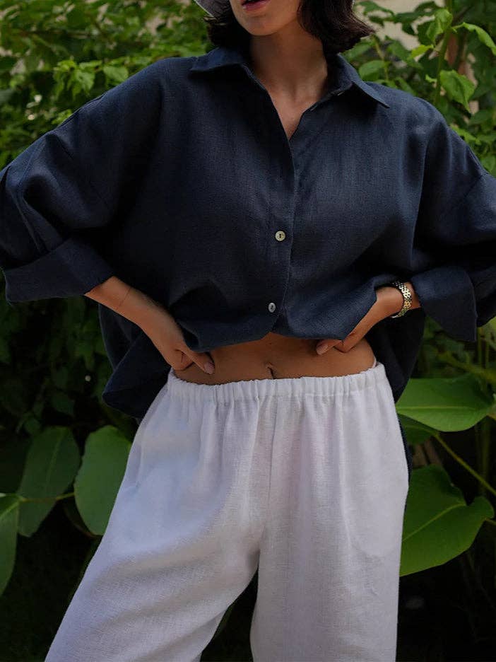 alberalkirk - Wholesale Button Down Shirt - Women's - Pure Cotton Pullover Shirt Relaxed Ultra Light N5Z4538