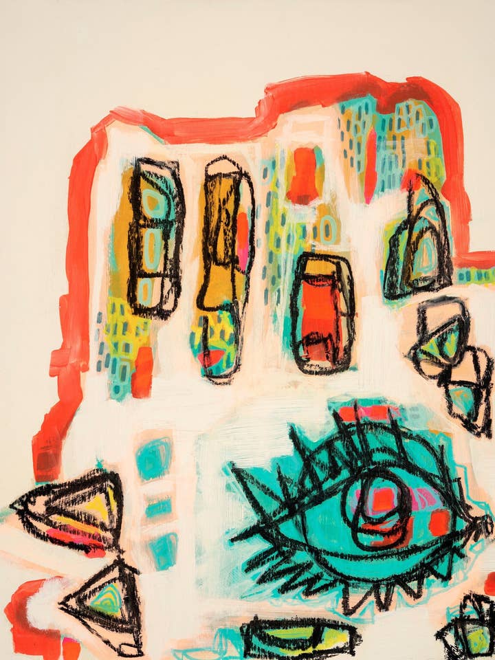 Kunstdruck Giclée „Blaues Auge“ für den Großhandel von Art by Ashley Reynolds