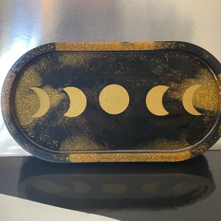 Tabuleiro em Resina Phase Moon por atacado de Luna Viola