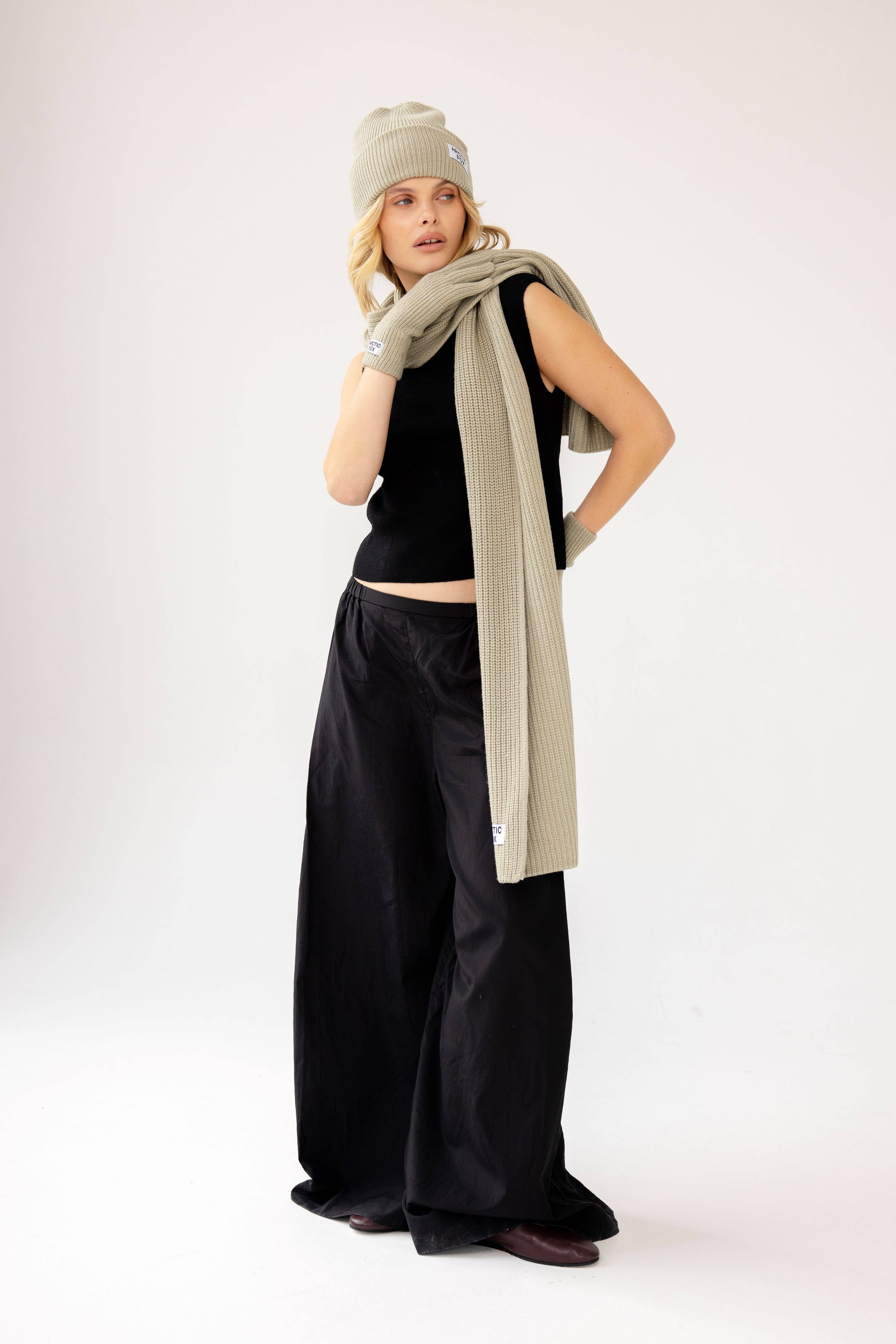 ARCTIC FOX & CO. – Cachecol - Unissexo por atacado – Cachecol de Garrafa Reciclada - Cinzento Ártico - AW254