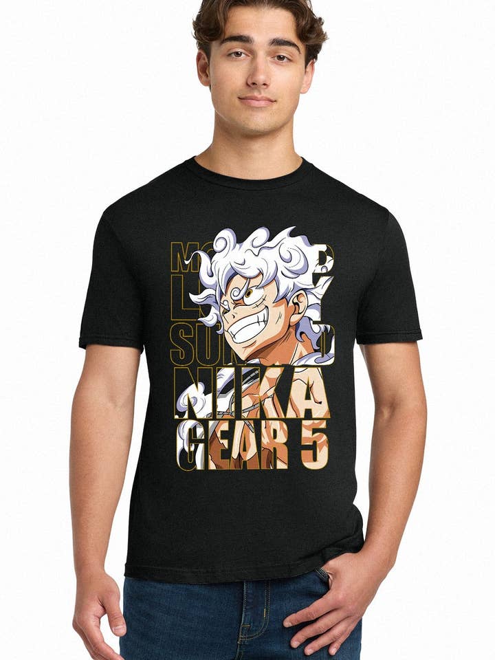 Fundom - Wholesale T-Shirt (Graphic) - Unisex - One Piece Gear 5 Luffy Nika Adult Unisex T-Shirt1