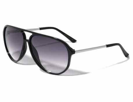 Sunrayzz Imports - Venta al por mayor Gafas de sol - Unisex - Gafas de sol tipo aviador con marco de plástico con parte superior plana av-54643