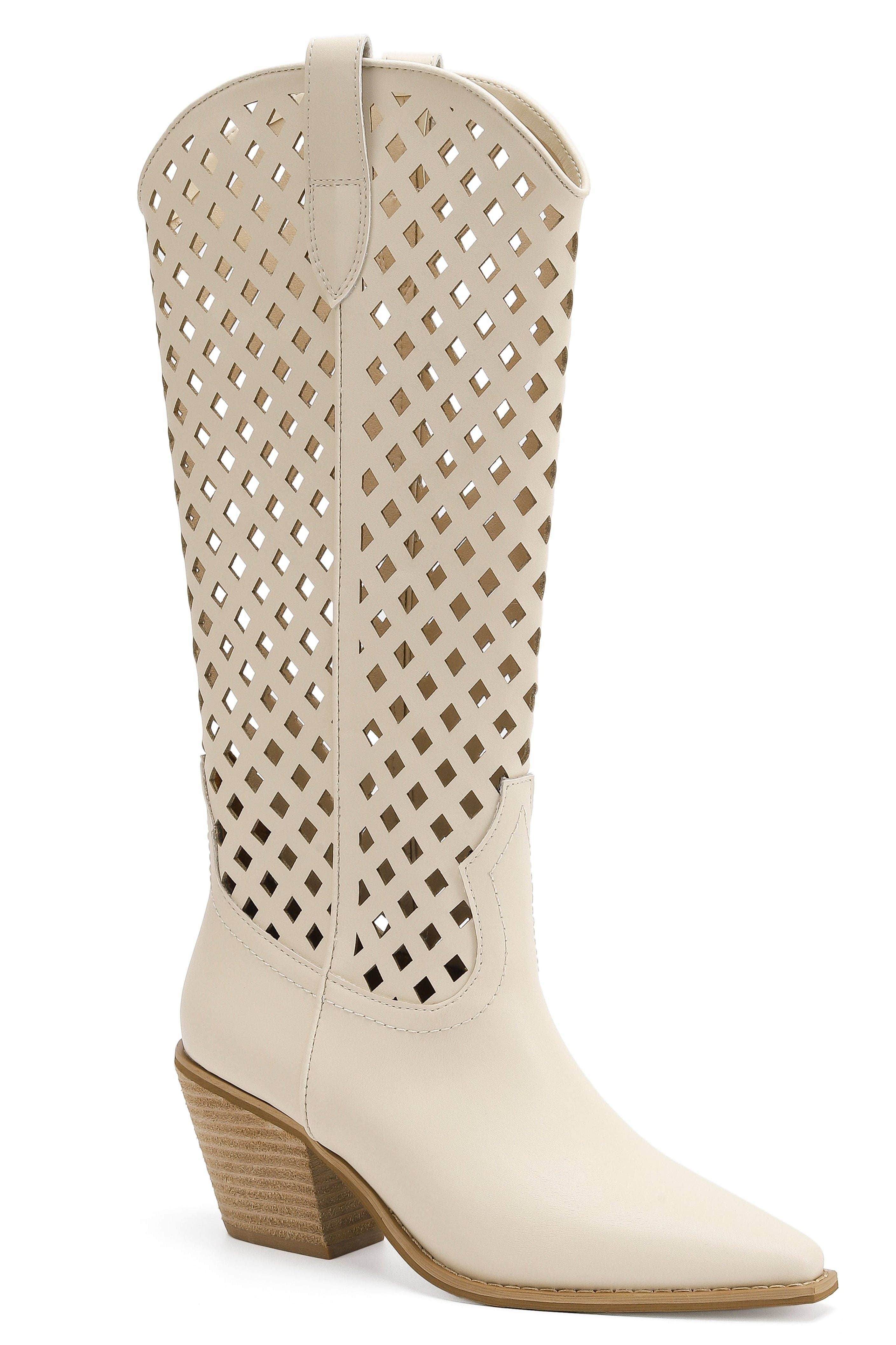 BEAST FASHION - Wholesale Cowboy Boots - Women's - DEANA-02 Cut-Out Western Boots12