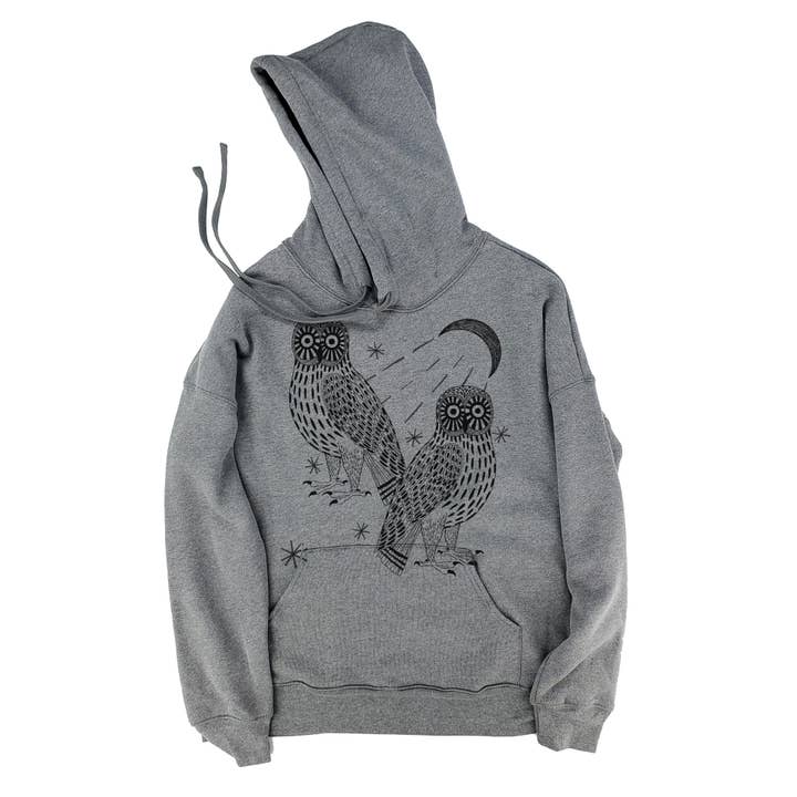 Supermaggie @ Faire - Wholesale Hoodie - Women's - Owls Darlene Fleece Hoodie1