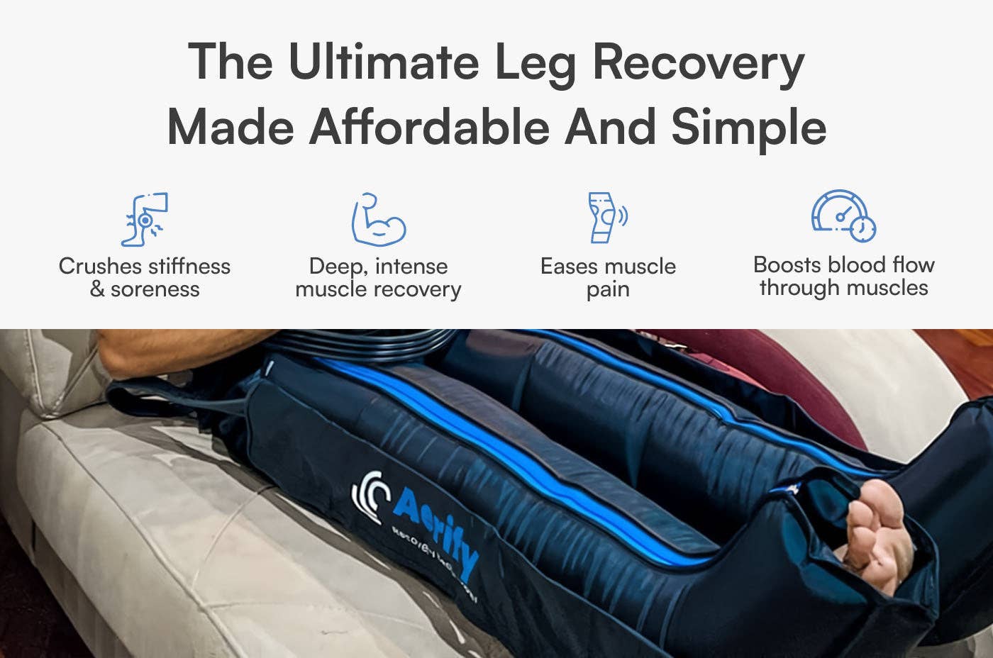 Endurance Lab - Wholesale Fitness Equipment - Lite Compression Boots – Powerful Plug-In Recovery by Aerify1