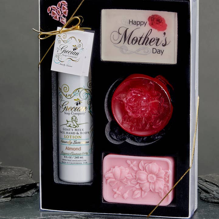 Mother's Day Lotion and Soaps Gift Set for wholesale by The Grecian Soap Company