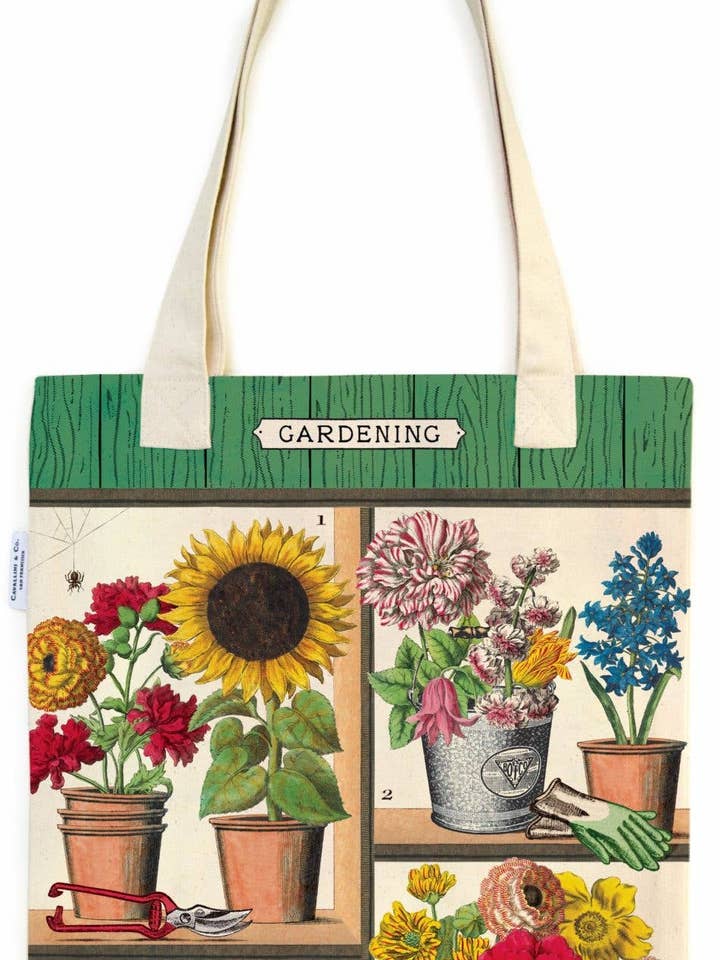Cavallini Tote Bag - Gardening for wholesale by Cavallini & Co