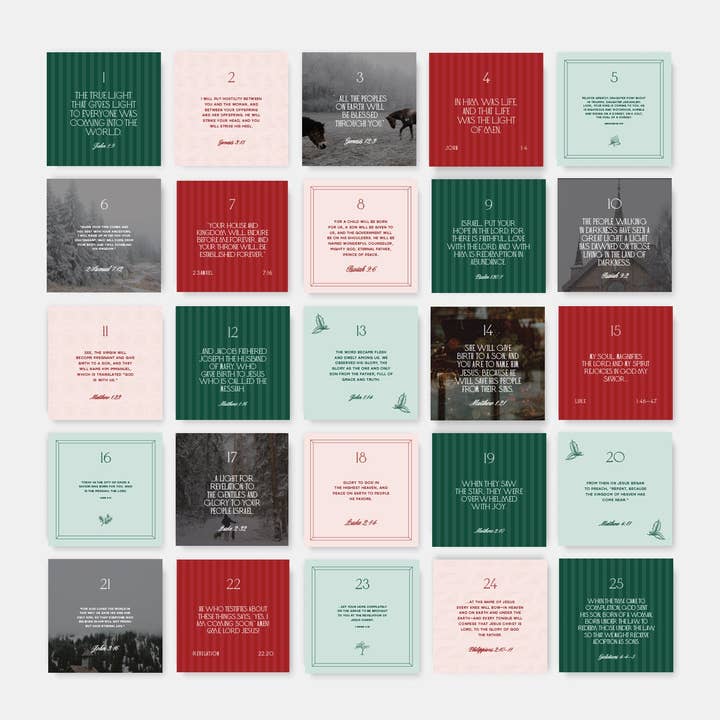 She Reads Truth - Wholesale Advent Calendar - Advent 2025 Scripture Cart Set