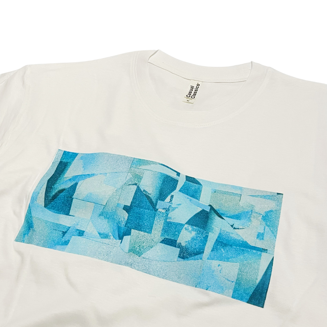 ZZZEBRAAA LIMITED – wholesale Screen printed t-shirt – unisex – Tom O'Neill Brickwork Abstract Art T-Shirt Independent Art1