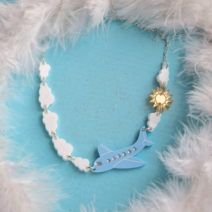 Jetset necklace for wholesale by STOP. Jewellery