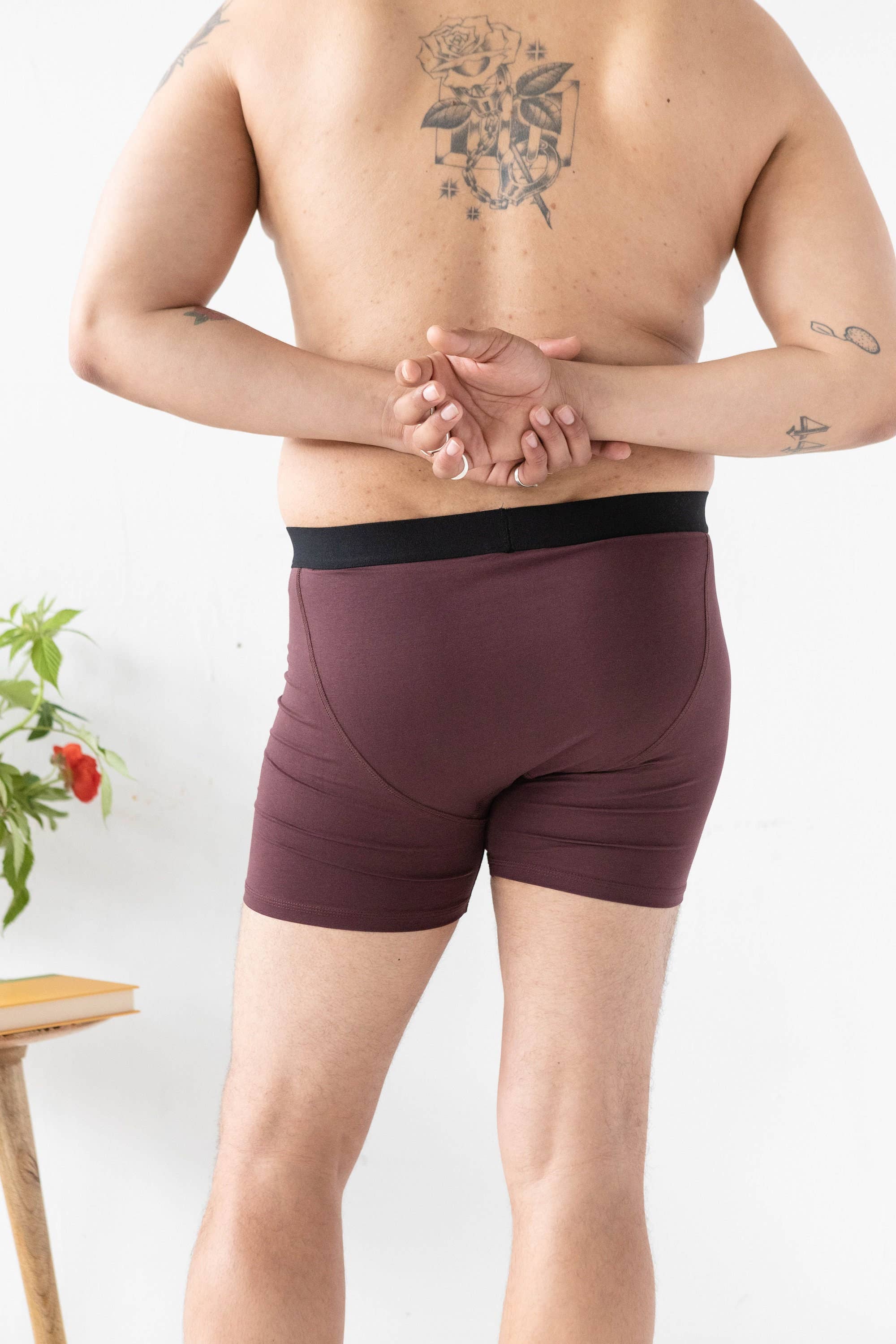 UNA PLUMA - Wholesale Underwear - Men's - Organic Cotton Boxer Briefs - Single Pair of Men’s Underwear4