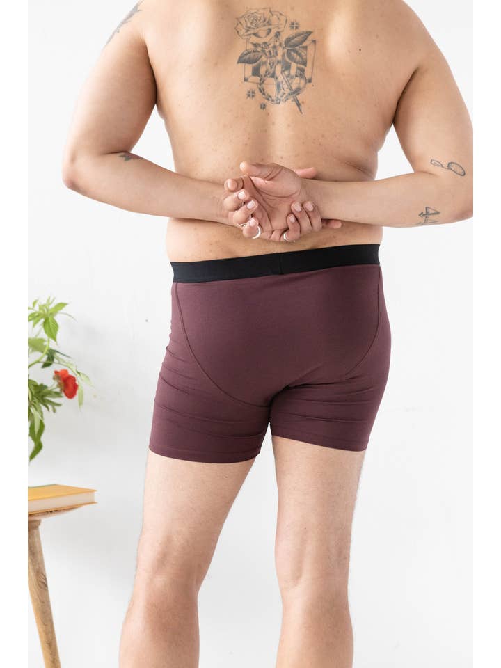 UNA PLUMA - Wholesale Underwear - Men's - Organic Cotton Boxer Briefs - Single Pair of Men’s Underwear4
