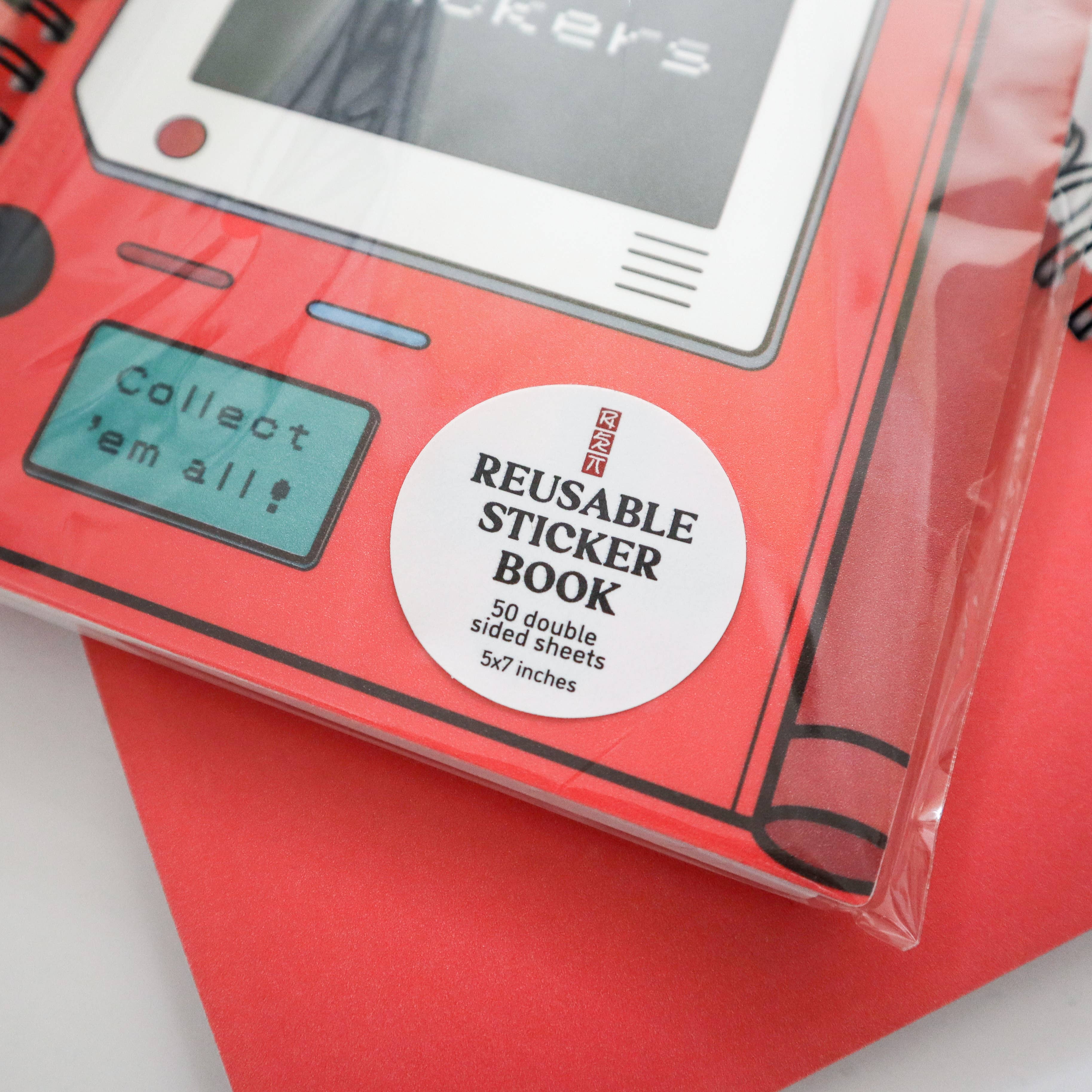 Riskit Design - Vente Autocollant - Livre d'autocollants réutilisables Collectors De3