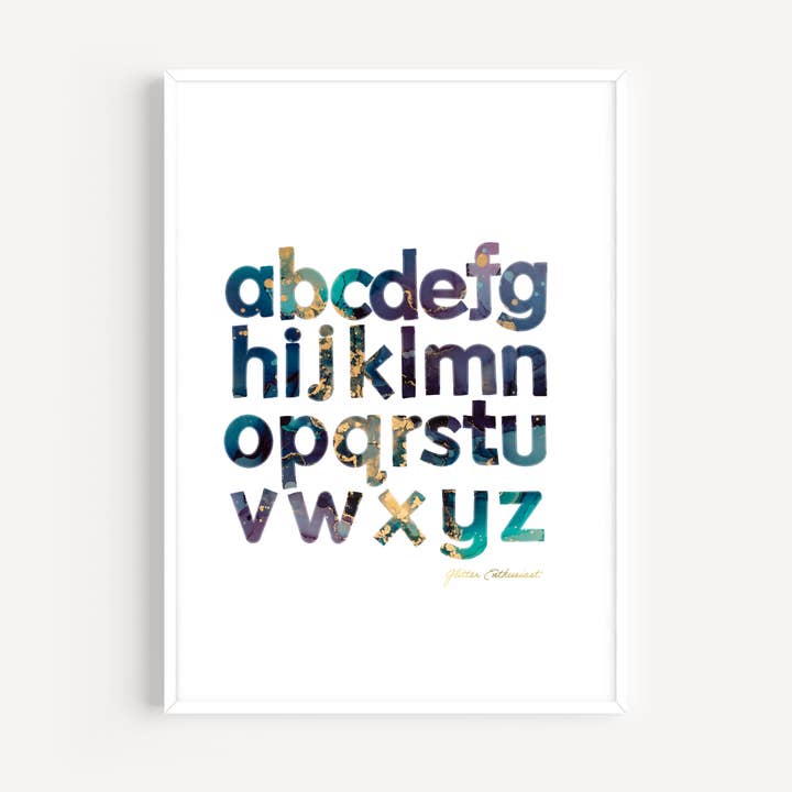 Ella alfabetet Skriv ut för wholesale av Glitter Enthusiast