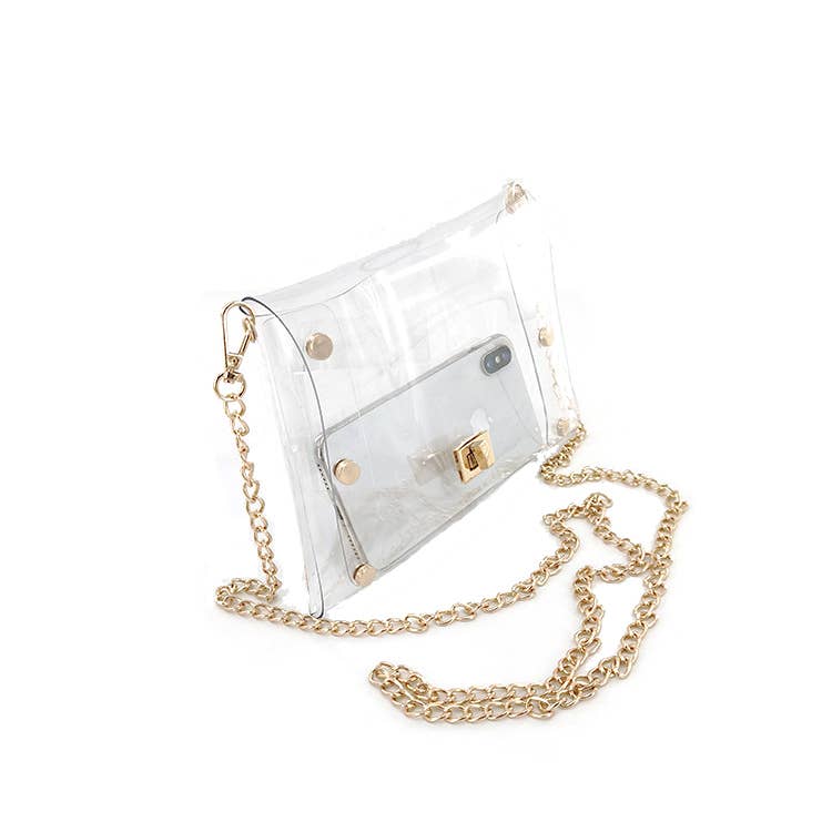 Natalie Mills - Wholesale Crossbody Bag - Women's - Phoebe Clear Handbag3
