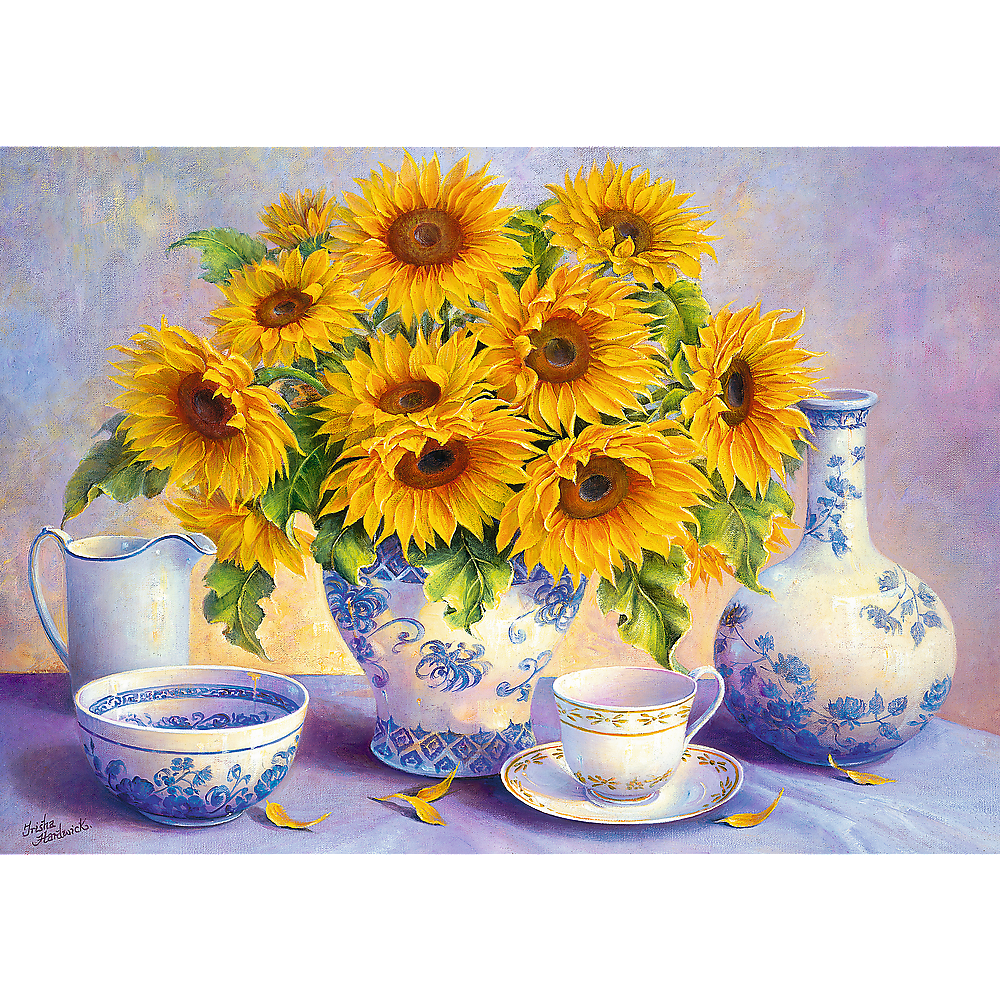TREFL by Bridge Toys - Wholesale Puzzle - Adult - 500 Piece Trefl Jigsaw Puzzles, Sunflowers, Multicolor1