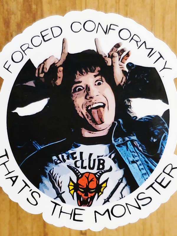 Stranger Things, Eddie Munson Sticker for wholesale by The Gilded Prose