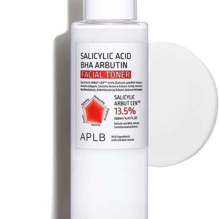 APLB Salicylic Acid BHA Arbutin Facial Toner 160ml for wholesale by Beauty Bridge Inc