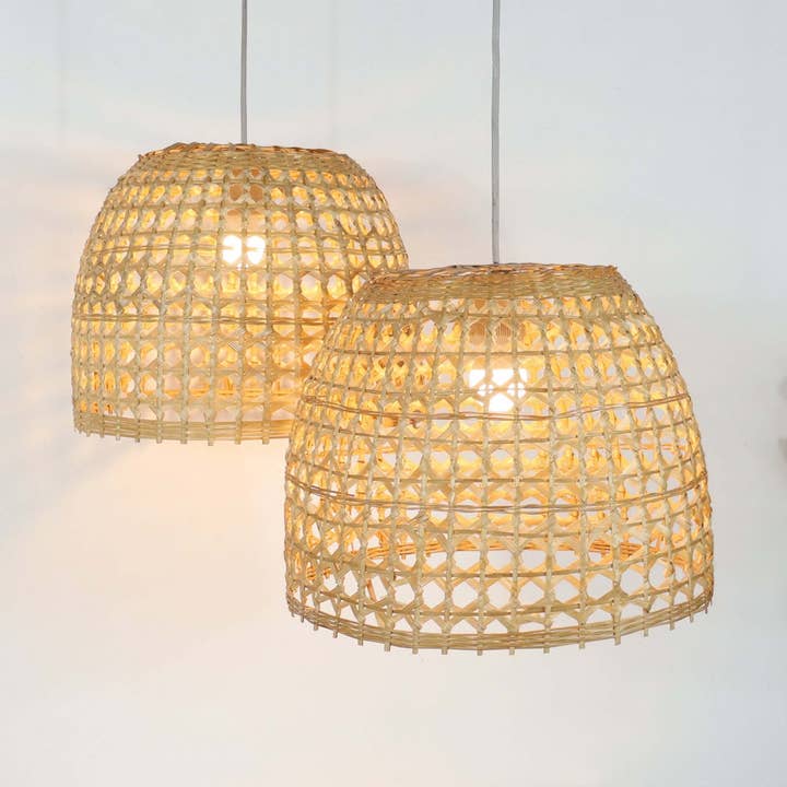 NA PA - Bamboo Pendant Light Shade for wholesale by Thaihomeshop