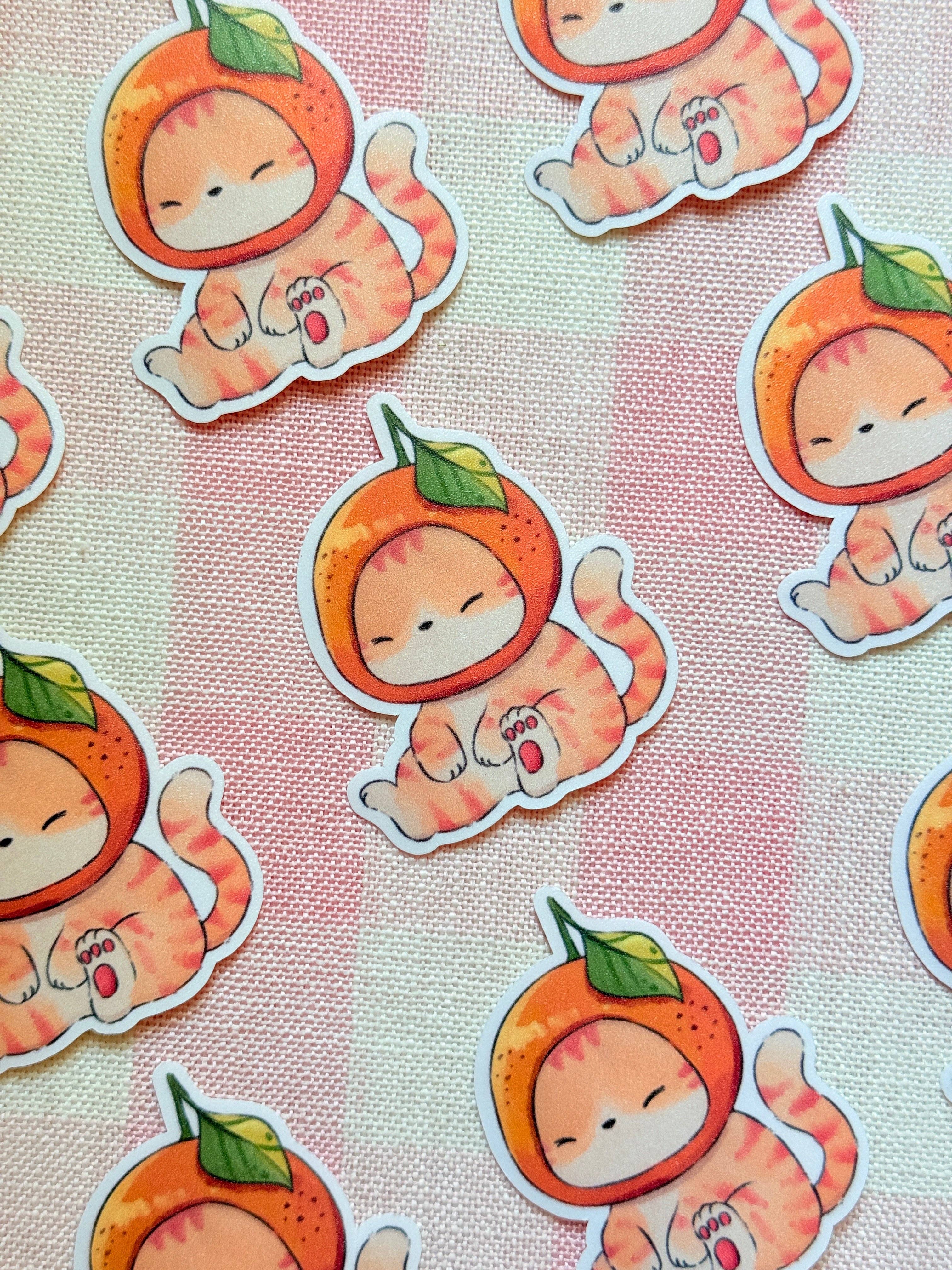 AnnaFloof - Wholesale Sticker - Orange Cats | Vinyl Sticker3
