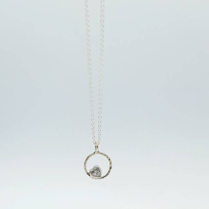 Sølv hjerte vedhæng for engroshandel hos K.DesignJewelry