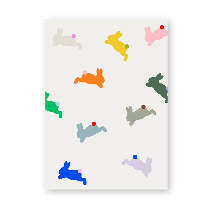 Postcard - Easter Bunnies for wholesale by HERR&FRAUHEMPEL