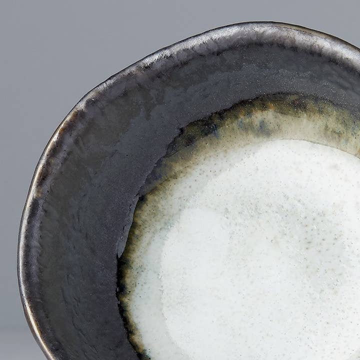 Made In Japan Tableware - Wholesale Sauce Server - Grey round sauce dish 8cm