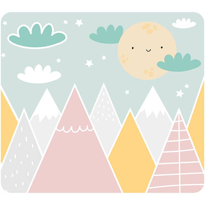 Testiera in vinile per bambini Happy mountains per la vendita all'ingrosso da parte di Pinted