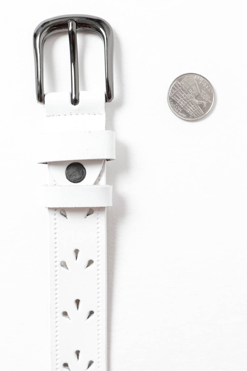 Leto Accessories – Cinto - Mulher por atacado –  Cinto em Pele com Design de Pétalas 🌟 — Disponível em 5 Cores12