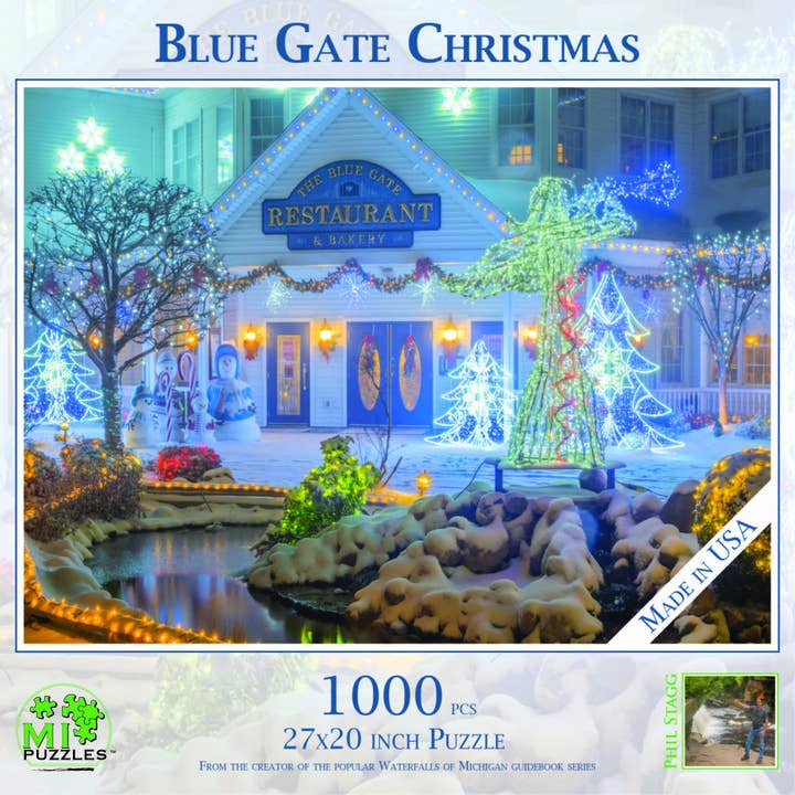 Blue Gate Christmas - Puzzle Indiana de 1000 pièces pour la vente par Phil Stagg Photography