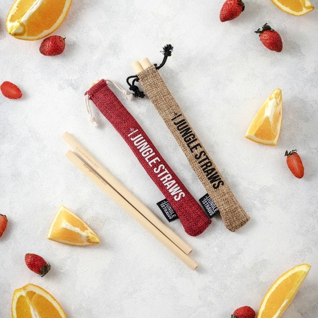 Jungle Culture – wholesale Pouch – Women’s – Reusable Straw Bag - Natural Jute Carry Pouch for Straws2