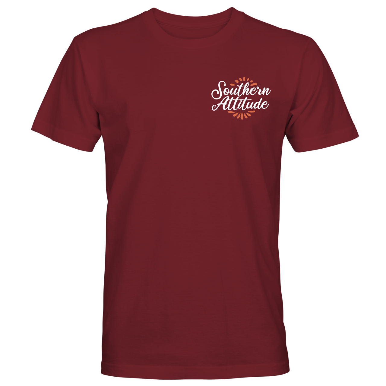 Southern Attitude - Wholesale Screen Printed T-Shirt - Unisex - S367- Crazier Squirrels - Maroon1