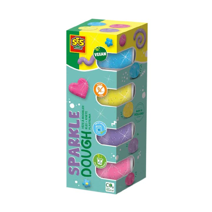 SES Creative Feel Good Dough Sparkle | Gluten-Free for wholesale by Petra Toys