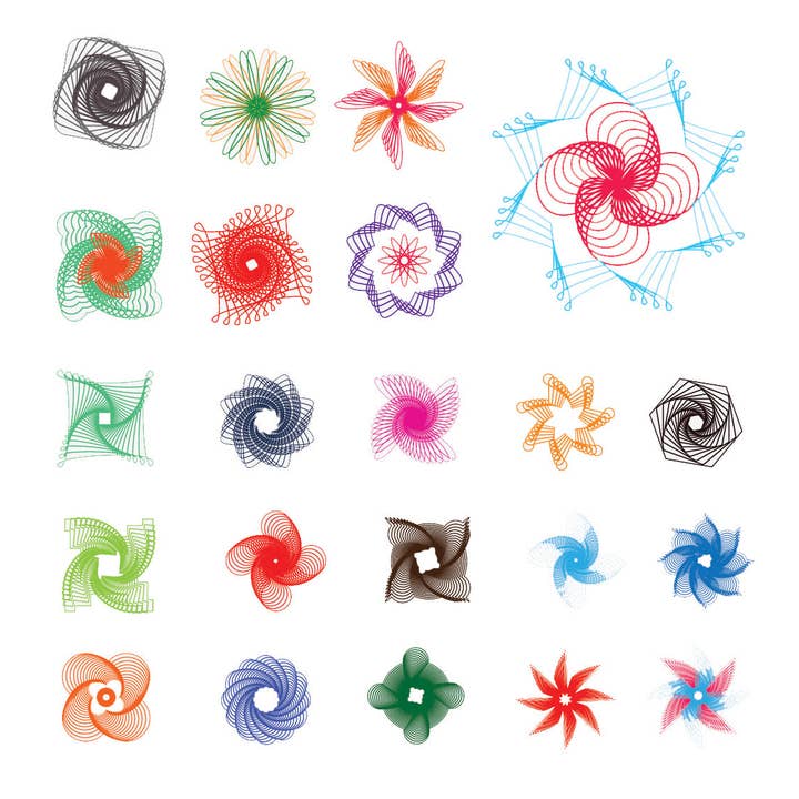 Robert Frederick Ltd – wholesale Crafts, hobbies & DIY book – Get Creative With Spiro Wheels - Children's Activity Book - Includes Pad, Pens and Wheels2