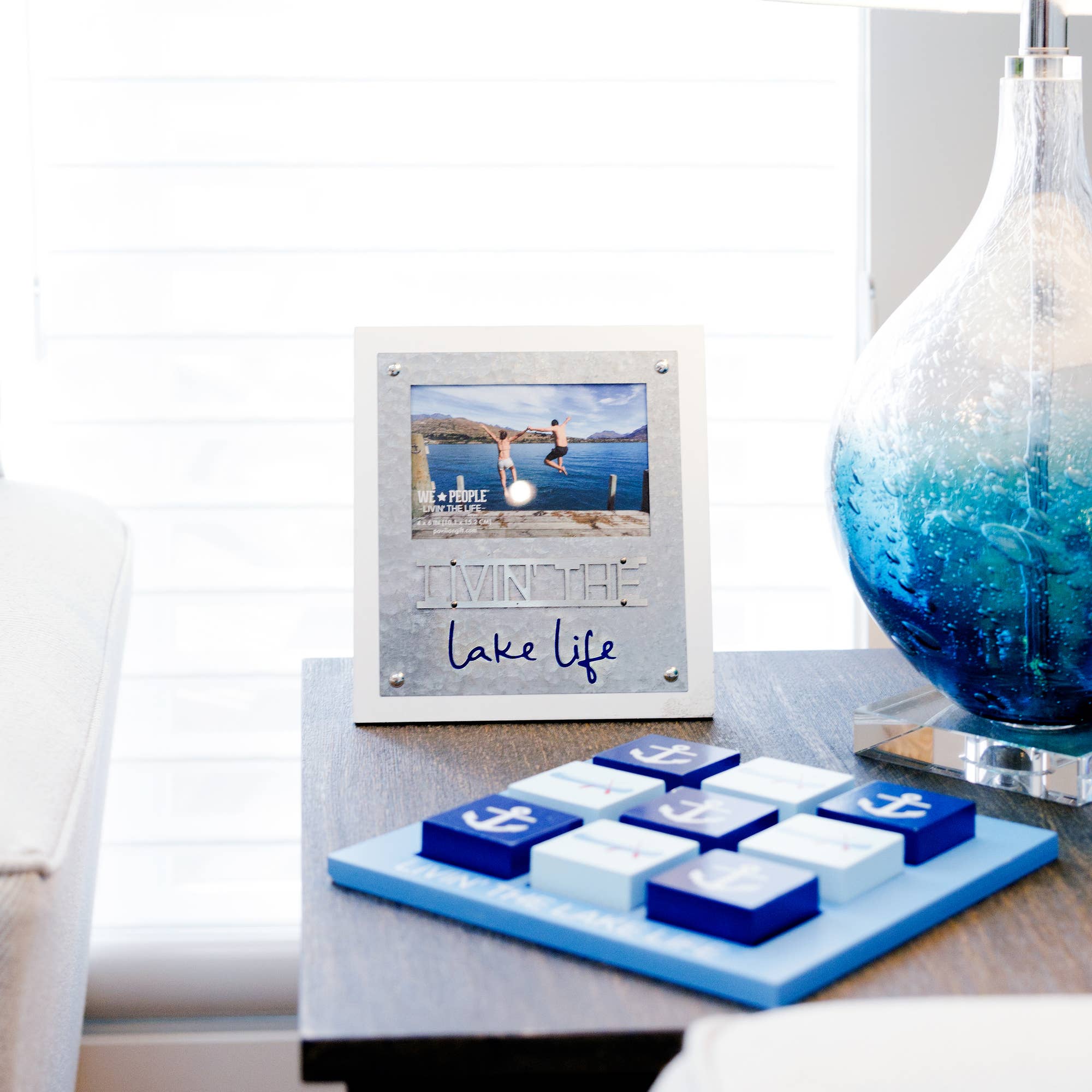 Pavilion – wholesale Picture frame – Lake Life  - 8.25" x 9" Frame
(Holds 4" x 6" Photo)2