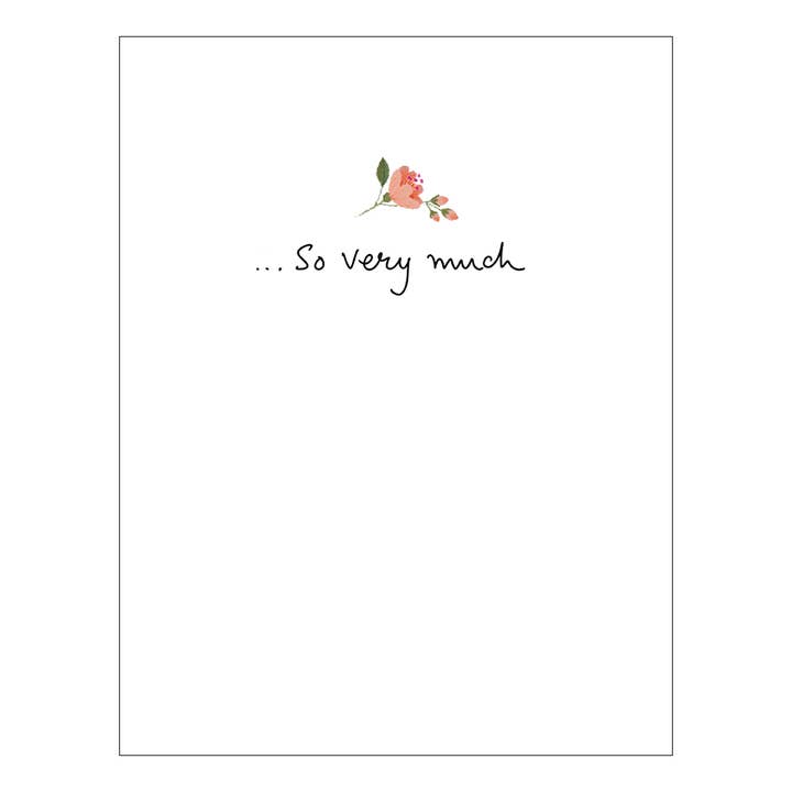 Studio Eleven Papers - Wholesale Thank You Card - Pear Floral Thank You Card1
