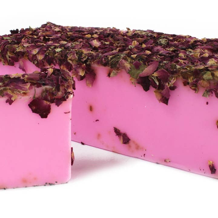AWGifts Europe - Wholesale Bar Soap - Soap Loaf - Rose & Rose Petals